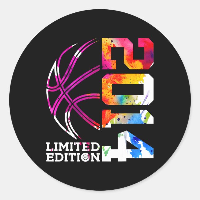 Sticker Rond 11th Birthday Sketll Limited Edition 2014 1  (Devant)