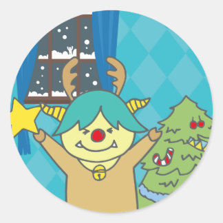 STICKER ROND 12月モンスターシール