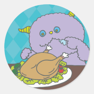 STICKER ROND 12月モンスターシール