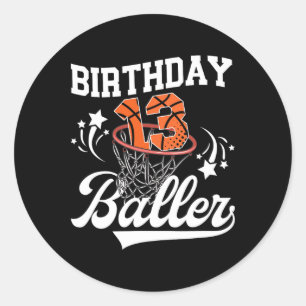 Sticker Rond 13e anniversaire de Sketll Treize ans Sketll Play