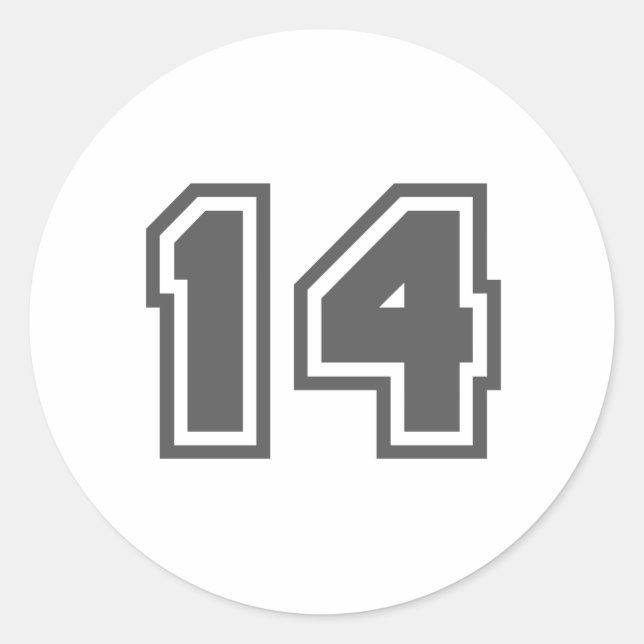 STICKER ROND 14 (Devant)