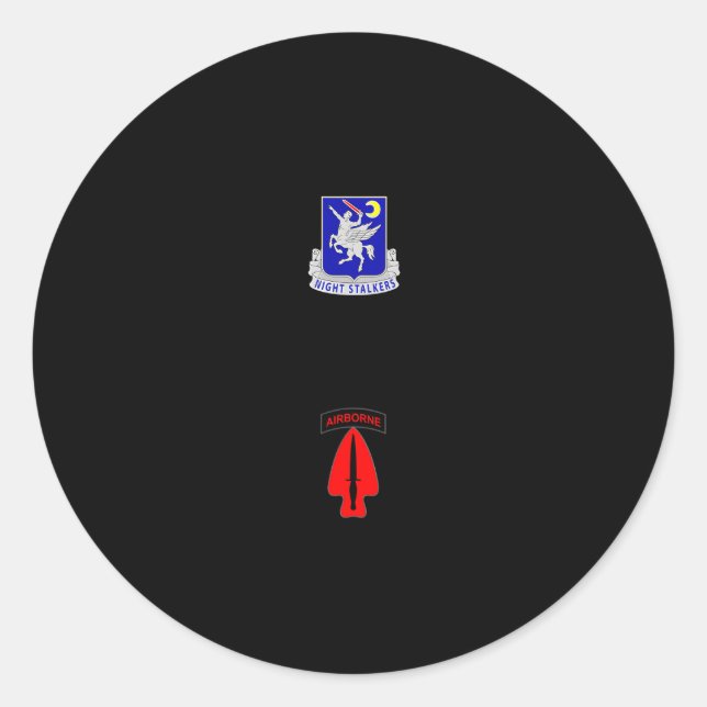 Sticker Rond 160E Stalkers De Soar Night (Devant)