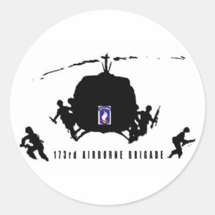 Sticker Rond 173e BRIGADE AÉROBORNE