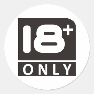 Sticker Rond 18 dix-huit