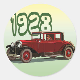 STICKER ROND 1928
