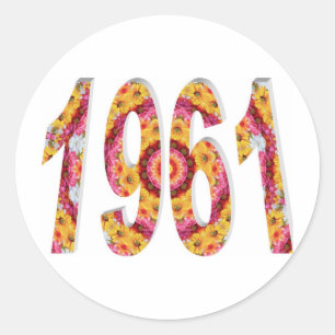 STICKER ROND 1961