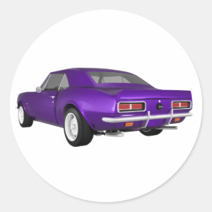 Sticker Rond 1967 Camaro SS : Purple Finish : 3D Model :