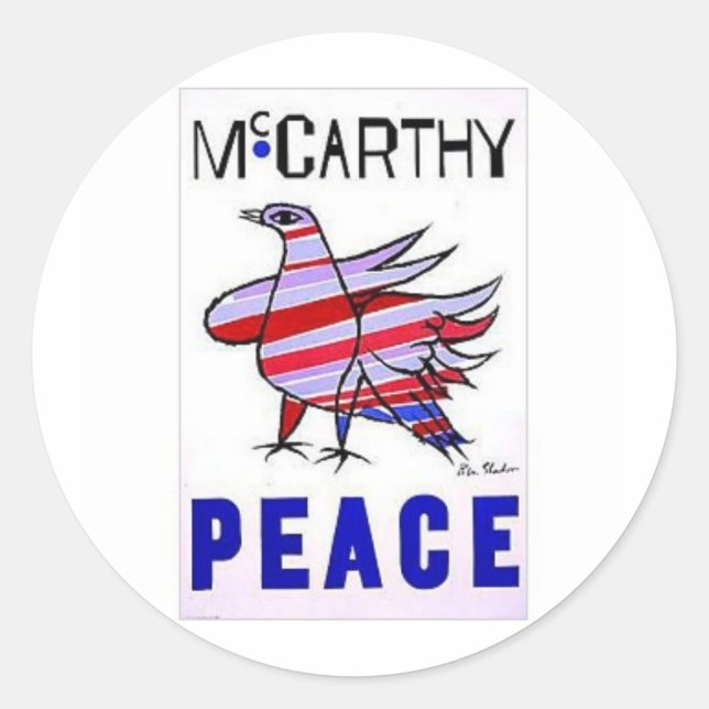Sticker Rond 1968 Mccarthy (Devant)