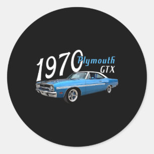 Sticker Rond 1970 70 Gtx 4 juillet Amérique