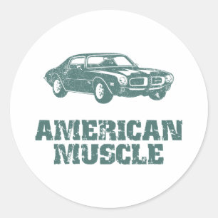 Sticker Rond 1970 Pontiac Firebird 400 Ram Air