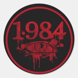 STICKER ROND 1984