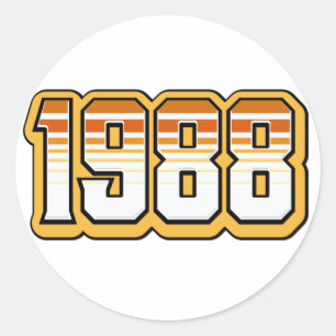 STICKER ROND 1988
