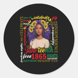 Sticker Rond 19 juin 1865 Hist