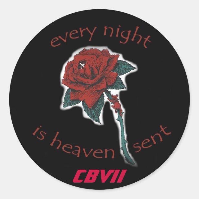 Sticker Rond 1.5in Shelby rose (20 of em) - Cus... - Customisé (Devant)