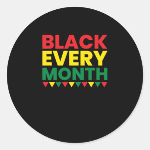 Sticker Rond 1 Noir Histoire Monthblack Droits.Png