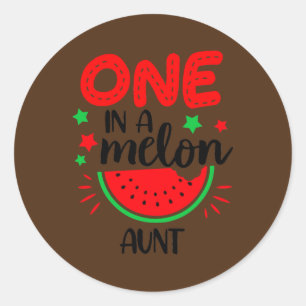 Sticker Rond 1er anniversaire 1 an Famille correspondant un dan