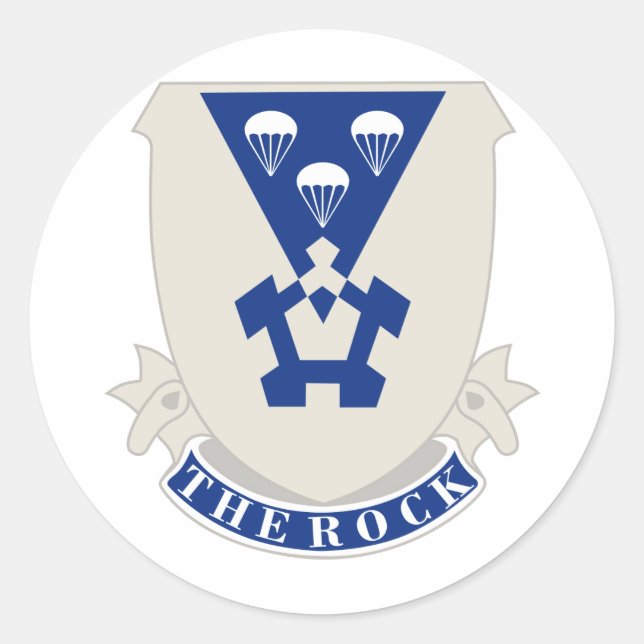 Sticker Rond 1er bataillon (aéroporté), 503e régiment d'infante (Devant)