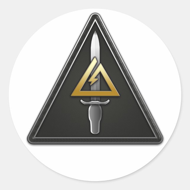 Sticker Rond 1er détachement opérationnel des forces spéciales  (Devant)