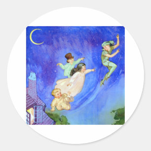 STICKER ROND 1ER ÉTOILE À DROITE, DIRECTEMENT JUSQU'AU MATIN