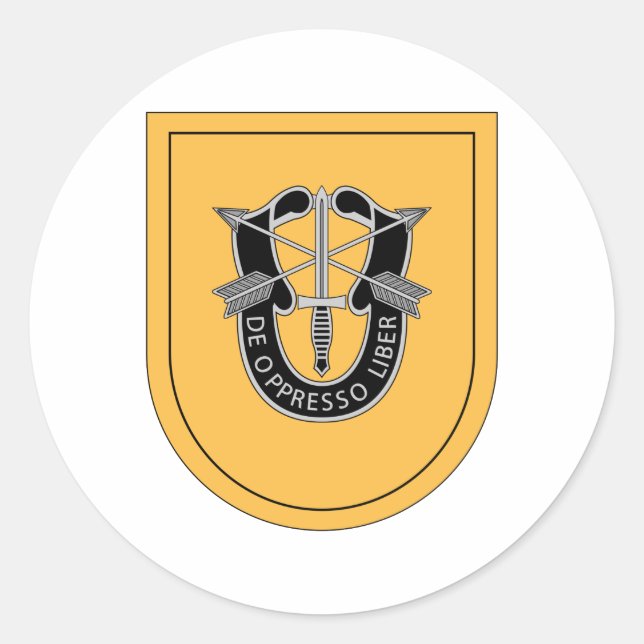 Sticker Rond 1er Groupe des forces spéciales Flash (Devant)