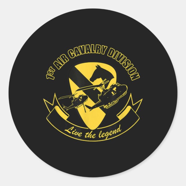 Sticker Rond 1re division de cavalerie aérienne (Devant)