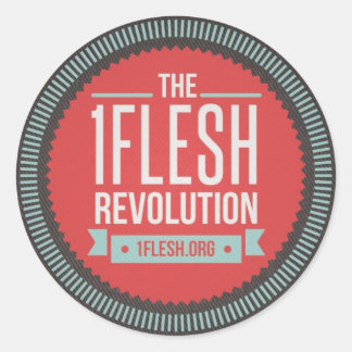 Sticker Rond 1Sticker Révolution Flesh