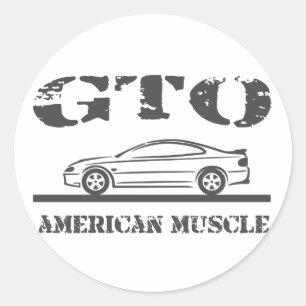 Sticker Rond 2004-06 GTO American Muscle Car