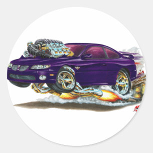 Sticker Rond 2004-06 GTO Purple Car