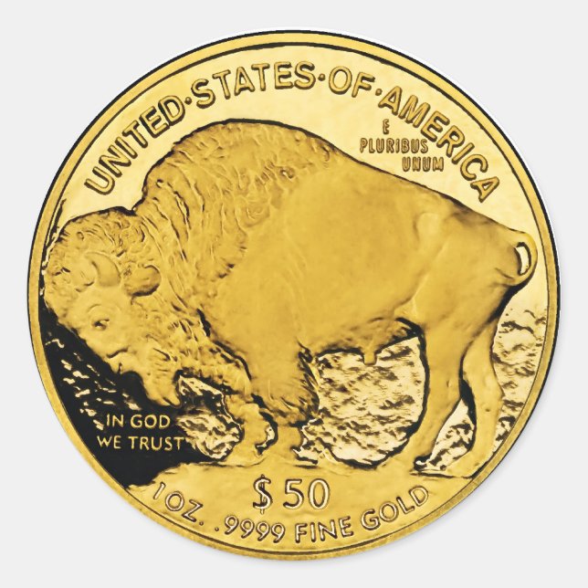 Sticker Rond 2006 American Buffalo Proof Gold Bullion Coin (Devant)