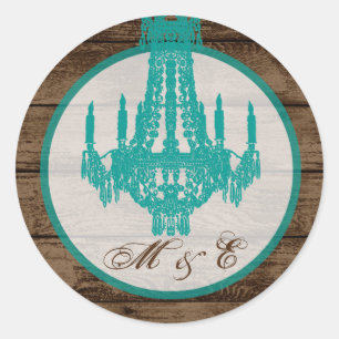 Sticker Rond 20 - 1,5 Chandelier Western Rustic Envelope Seal