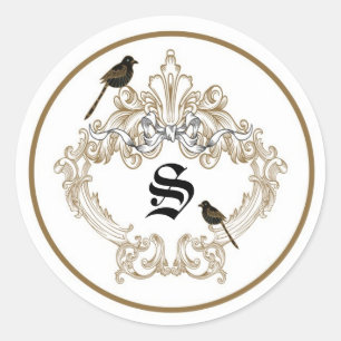 Sticker Rond 20 - 1,5 Enveloppe Sceau Inséparables officiels Pi