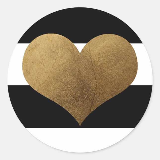 Sticker Rond 20 - 1,5 Enveloppe Sceau moderne Grille Noir Blanc (Devant)