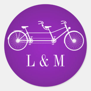 Sticker Rond 20 - 1,5 Enveloppe Sceau Purple Double Vélo
