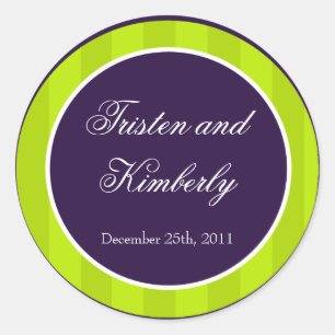 Sticker Rond 20 - 1,5" vert et pourpre de chaux d'autocollants