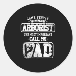 Sticker Rond 21.Arboriste pour une trée