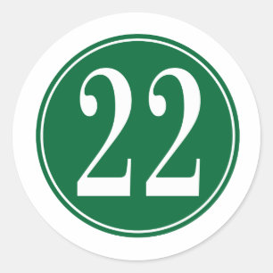 Sticker Rond #22 Cercle Vert