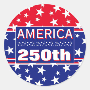 STICKER ROND 250 AMÉRIQUE