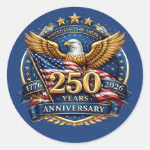 250 Ans d'Indépendance Américaine Patriotique 