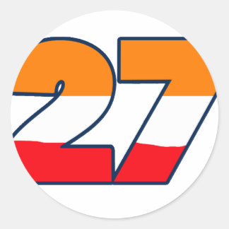 Sticker Rond 27nouveau