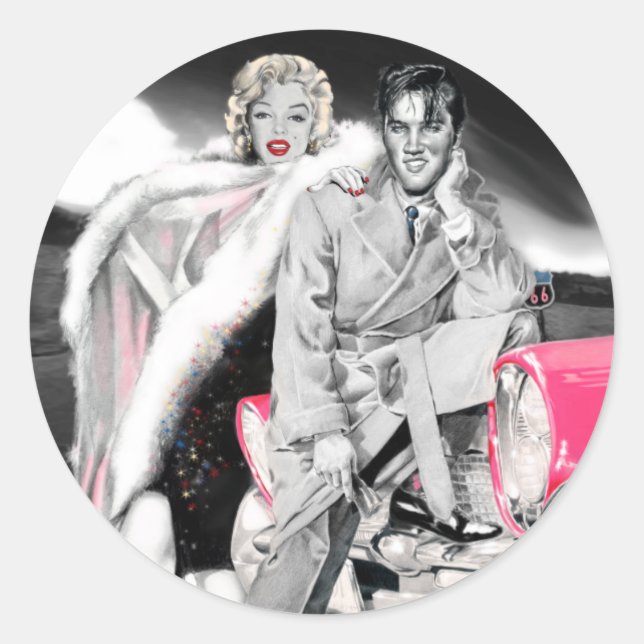 Sticker Rond 2 Pour la route (Devant)