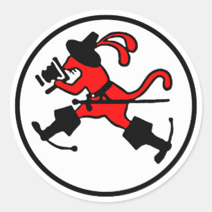 Sticker Rond 2 Staffel Aufklärungsgruppe 33 - 2.F)/33 Emblème