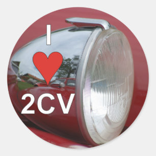 Sticker Rond 2CV Projecteur I