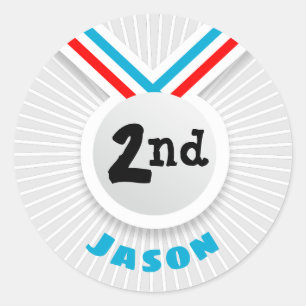 Sticker Rond 2e place