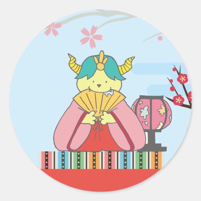 STICKER ROND 3月　モンスターシール (Devant)