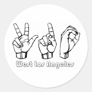 Sticker Rond 310 - - West Los Angeles