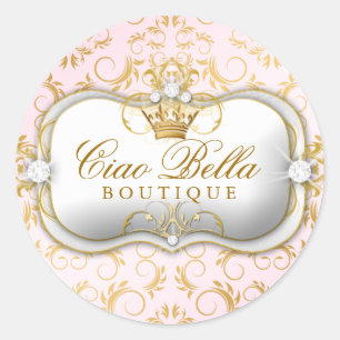Sticker Rond 311 Ciao Bella Golden Divine Rose