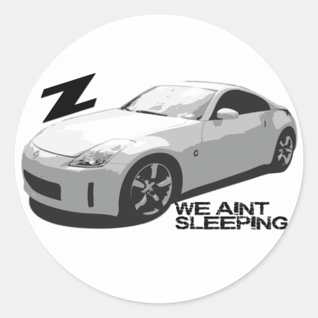 Sticker Rond 350Z Aint endormi (Devant)