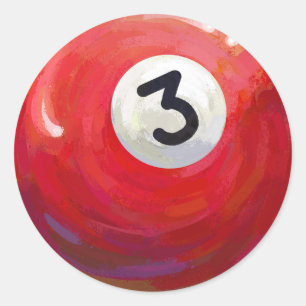 Sticker Rond 3 balles