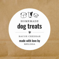 3" Homemade Chien Treat Cadeau ou Favoriser Étique