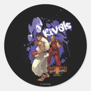 Sticker Rond 3e Rivals de grève